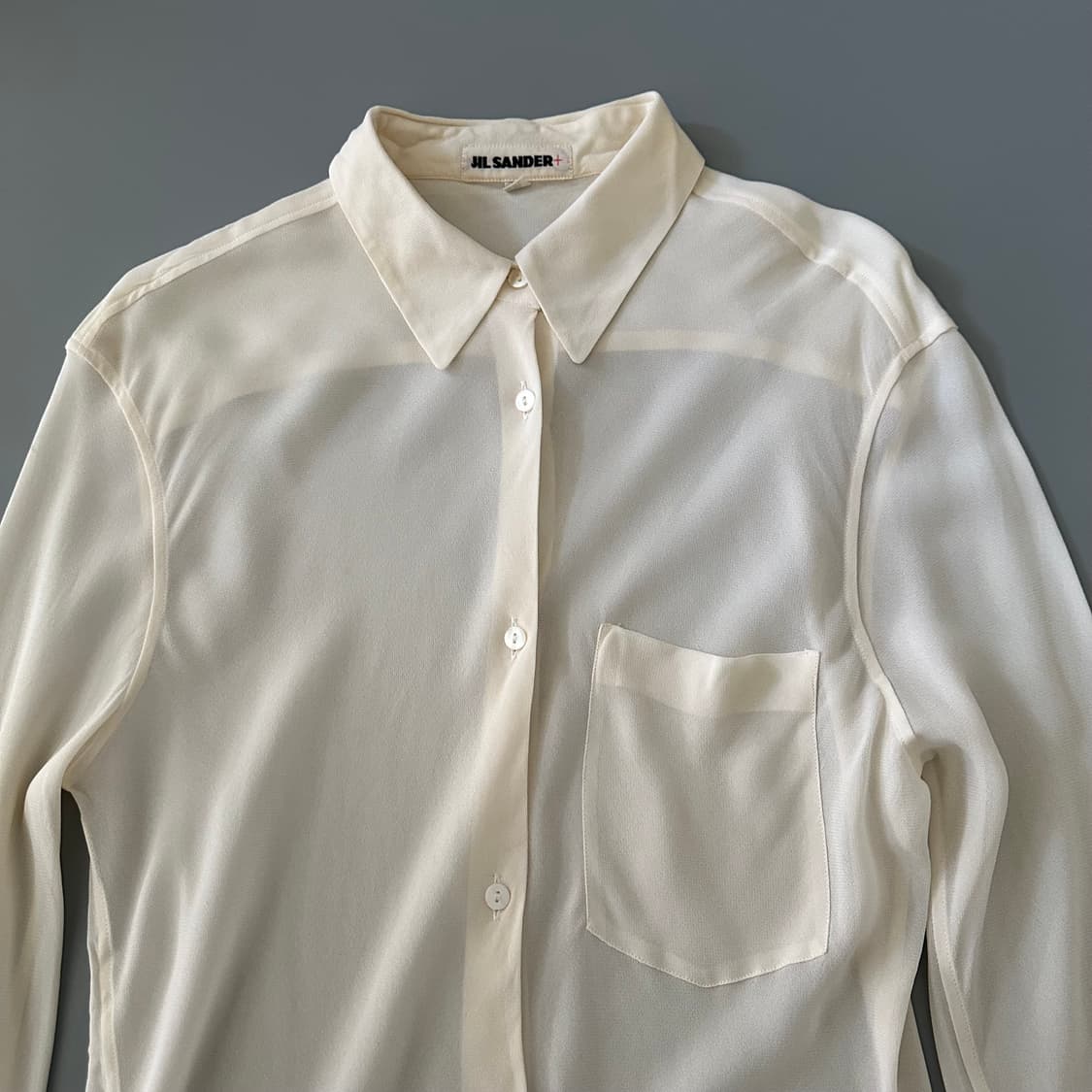 질샌더 jil sander 실크 혼방 셔츠 상품이미지3