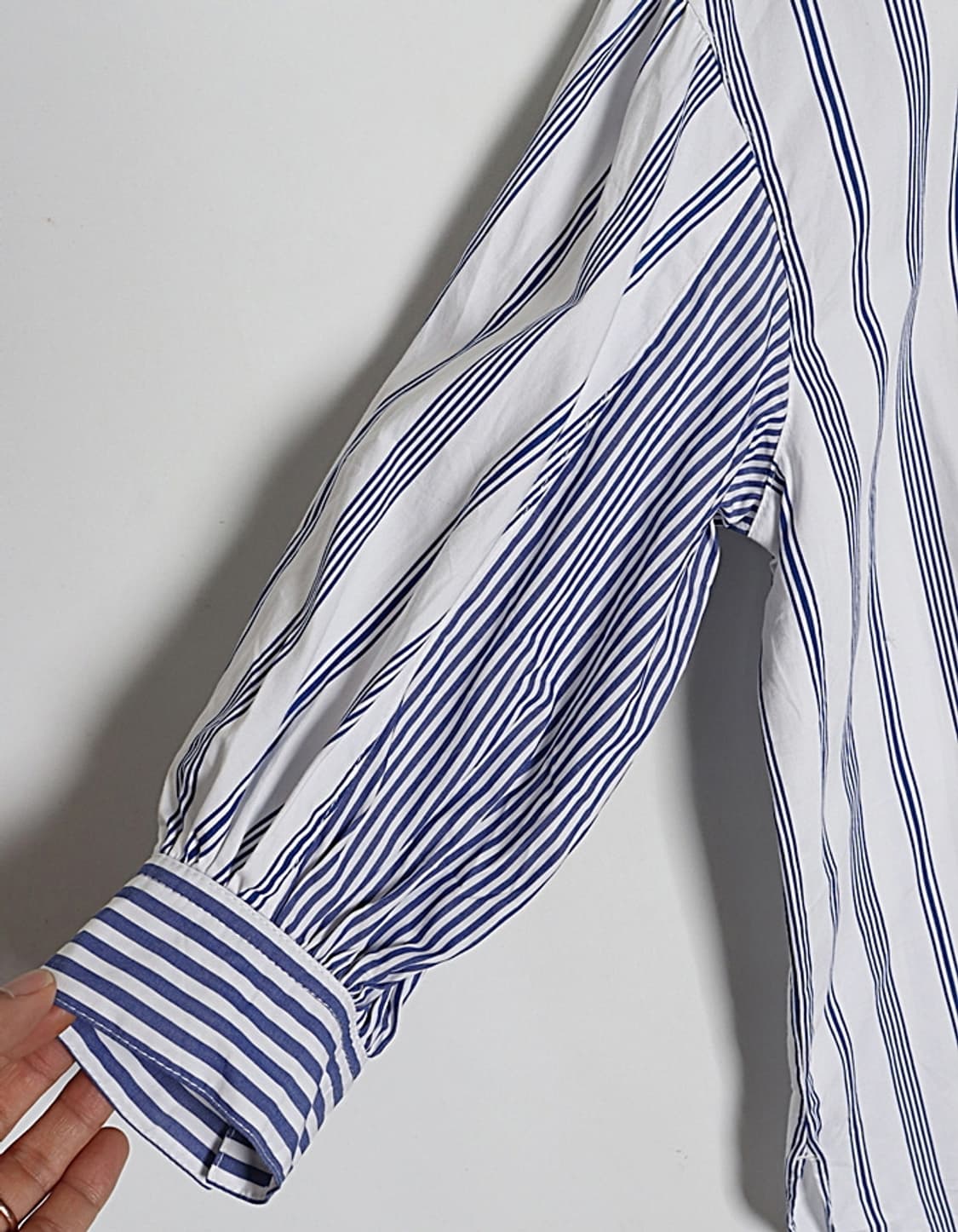  Tres Parisien Stripe Gather Shirts 상품이미지3