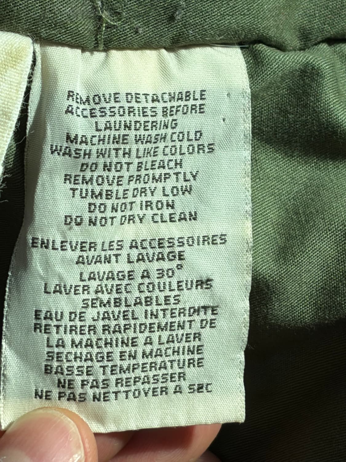 D&S Ralph Lauren 레오파드 N3B 밀리터리 야상 패딩 파카 상품이미지8