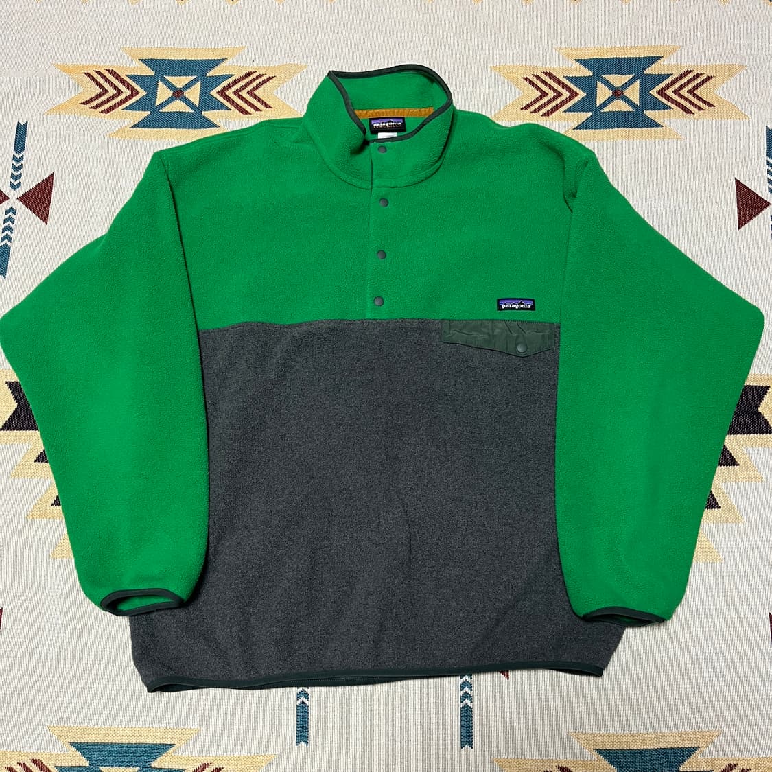 파타고니아 신칠라 투톤 컬러 스냅티 XL 상품이미지1