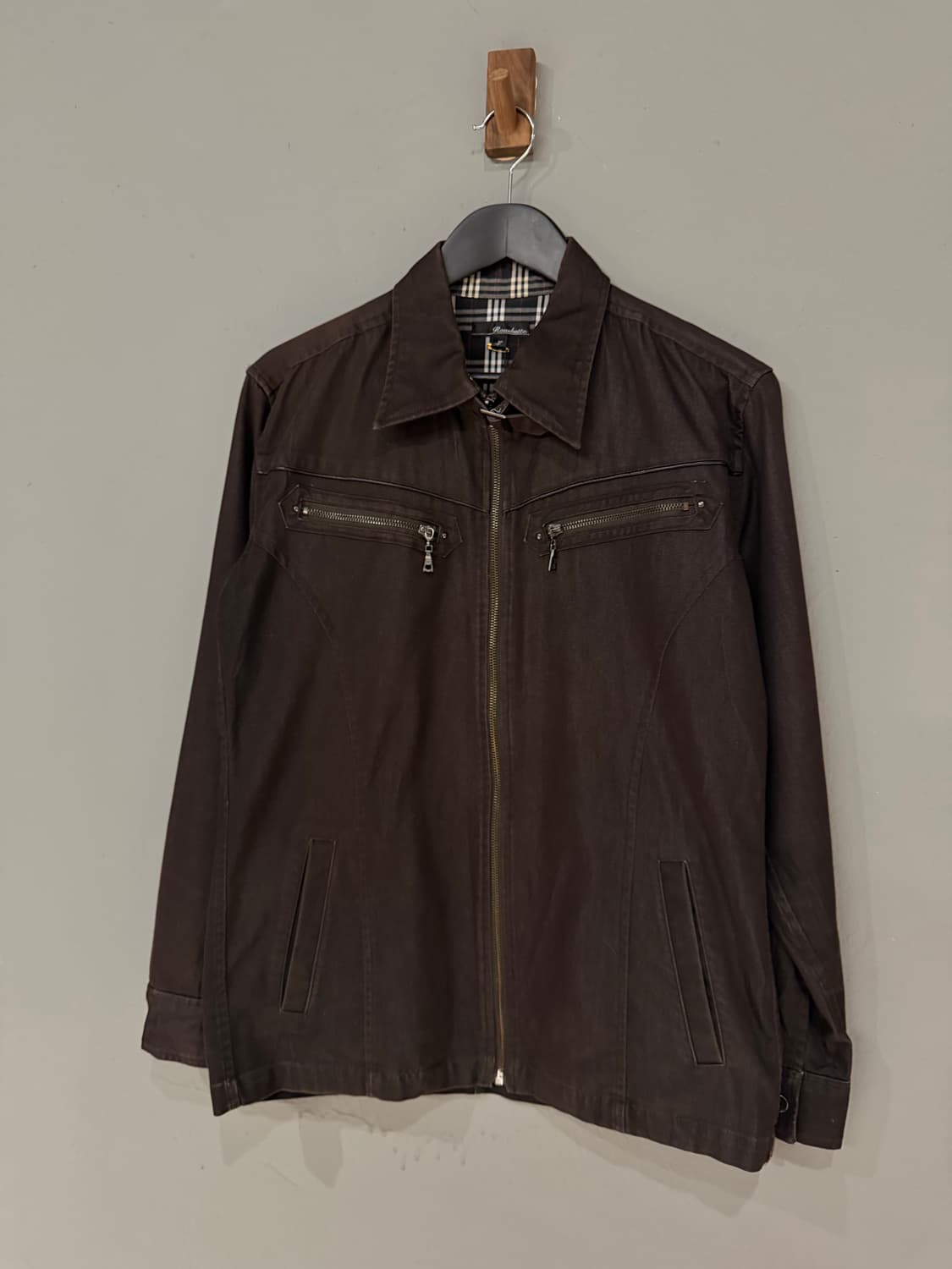 neck buckle zipper pocket jacket 상품이미지5