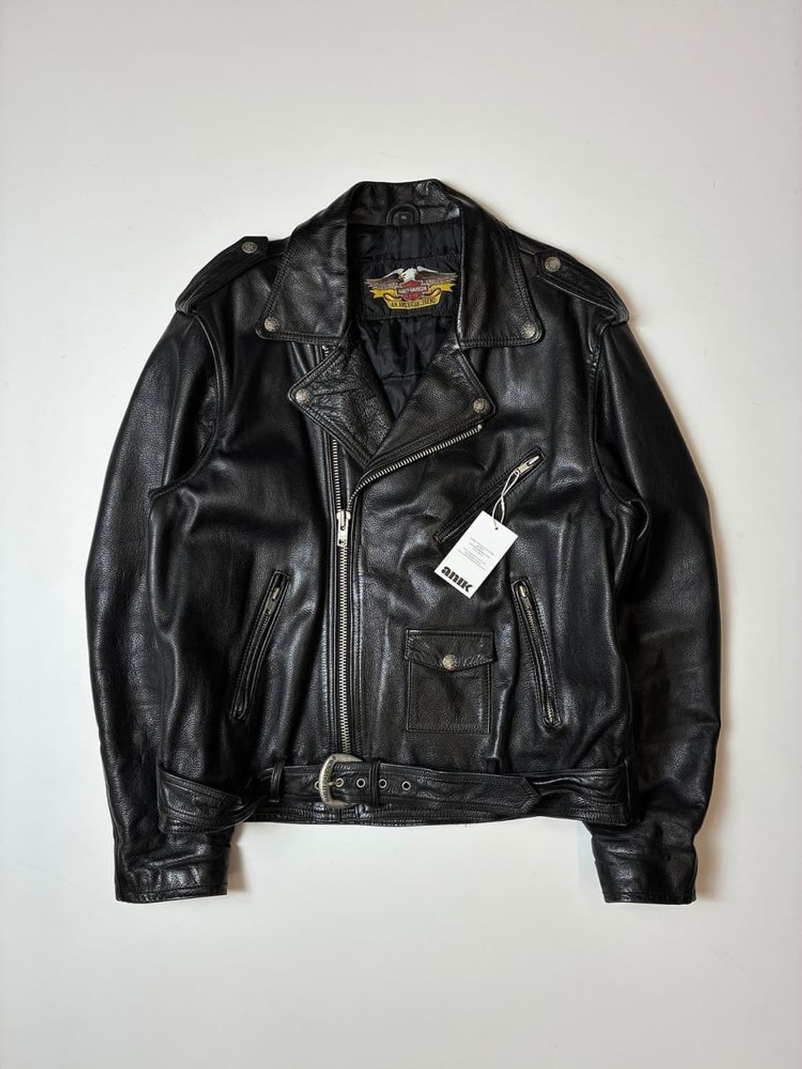 할리데이비슨 이글 엠보싱 로고 소가죽 자켓 PN9338 상품이미지1