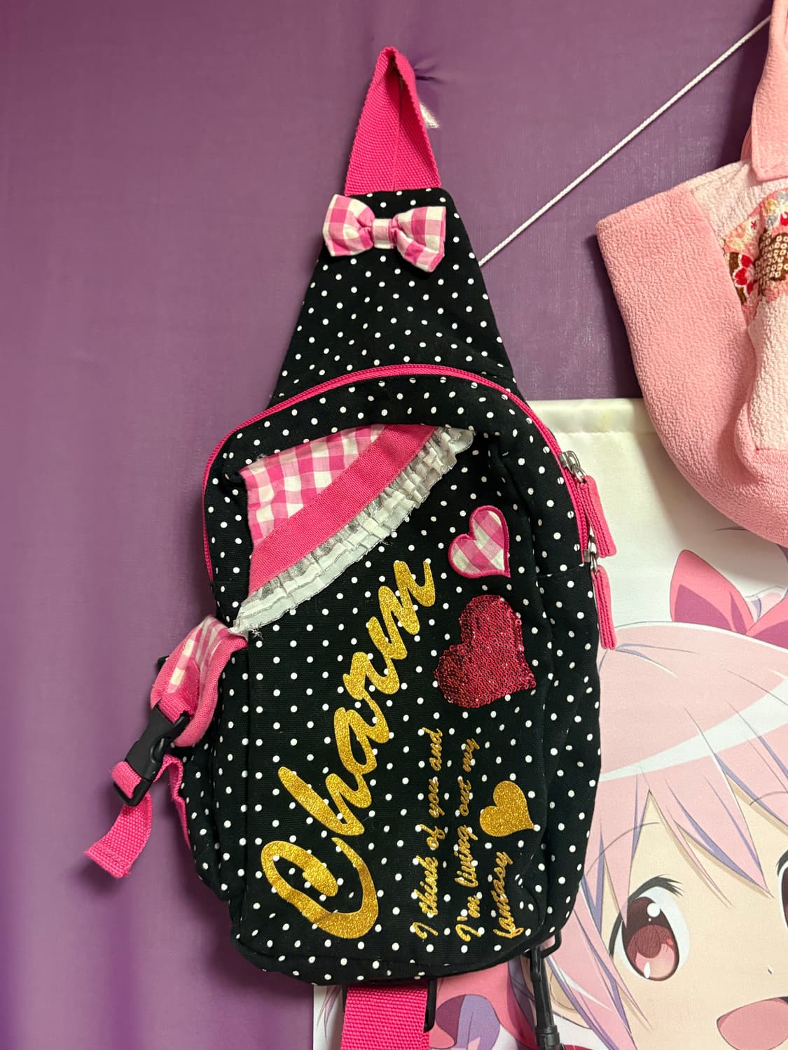 Jpn 갸루 펑크 스포티 빈티지 힙색 가방 상품이미지1