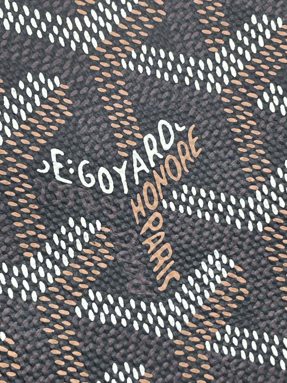 [ 새상품급 / 키링포함 ] 고야드 쥬방스 토일렛백 MM 클러치백 블랙 상품이미지3