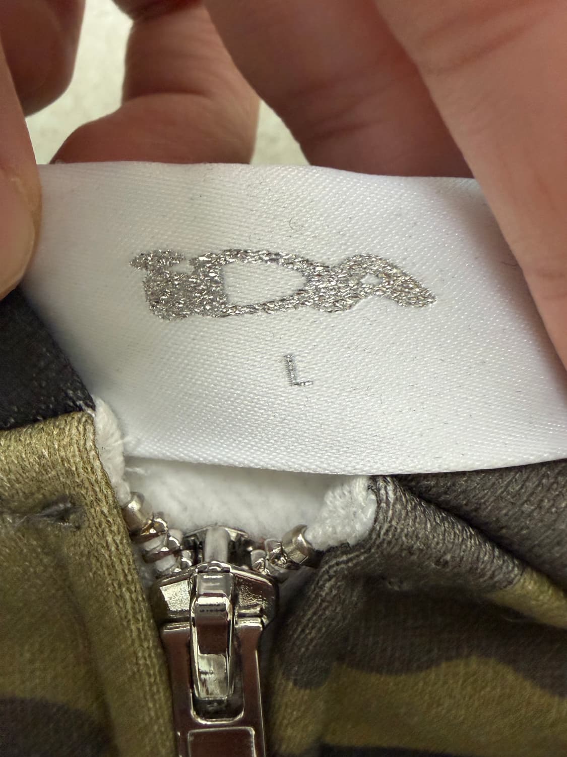 IDA sply 후드집업 카모 L 국내 유일 매물 상품이미지3