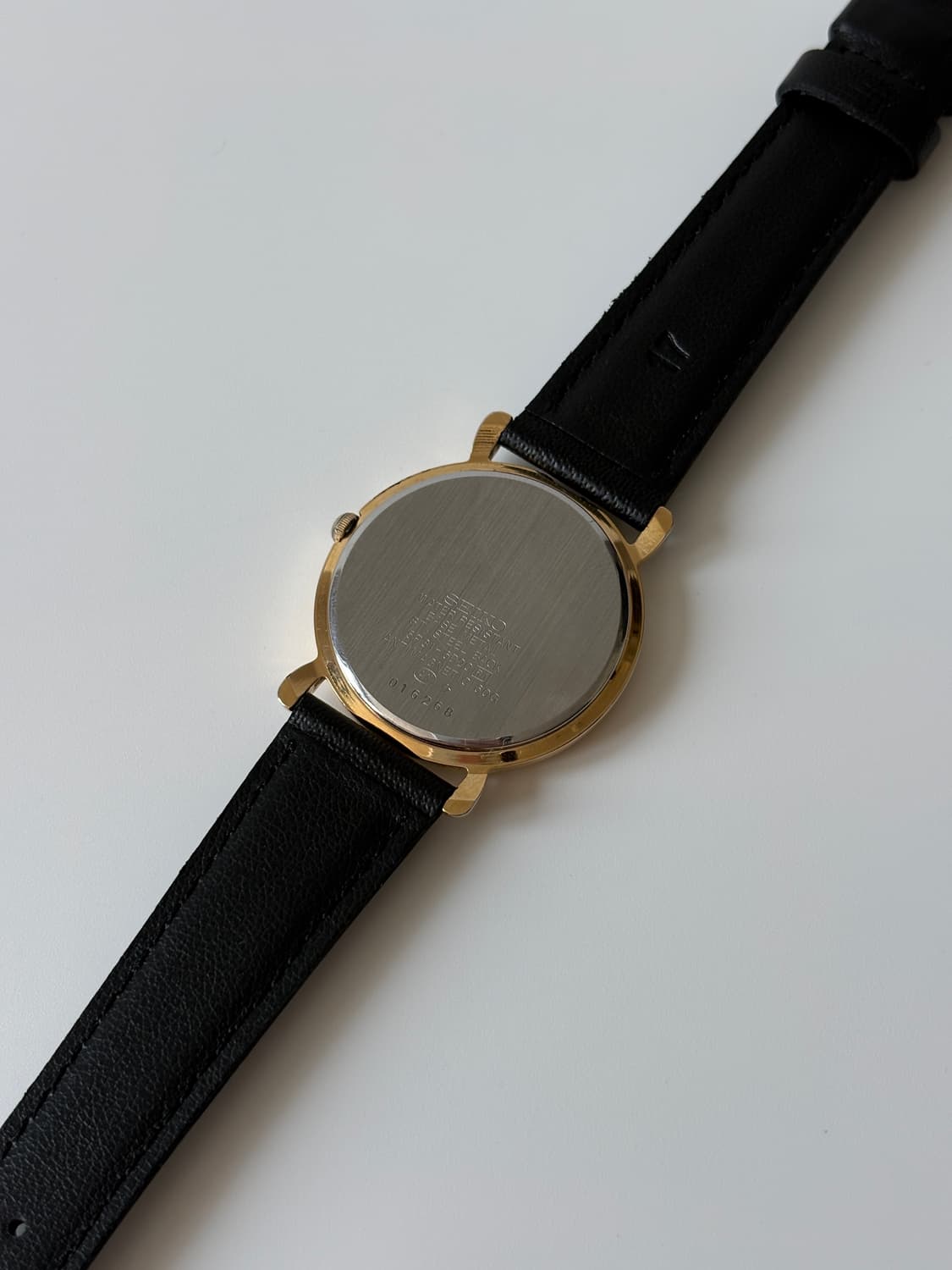 세이코 1990년대 Avenue 아라빅 인덱스 골드 쿼츠 남성 상품이미지5