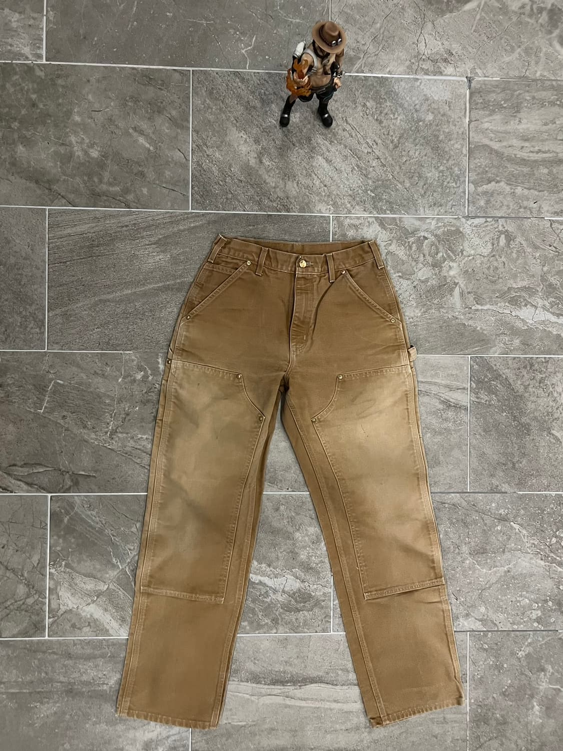 (30X32)칼하트 더블니 워크팬츠 B01BRN 칼하트브라운 새상품 상품이미지1