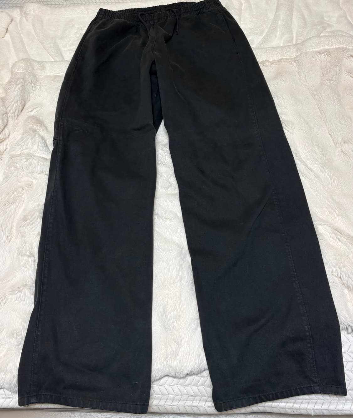 이지 갭 후드집업 사틴카고 블랙,네이비 셋업 상품이미지3