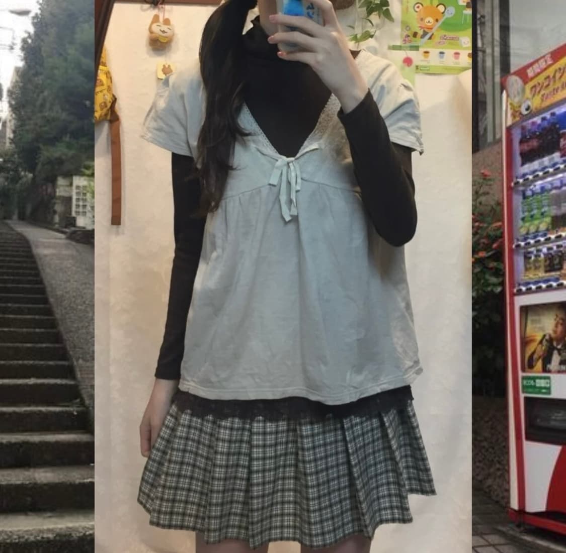 후유빈티지 초코도트 코디세트 상품이미지2