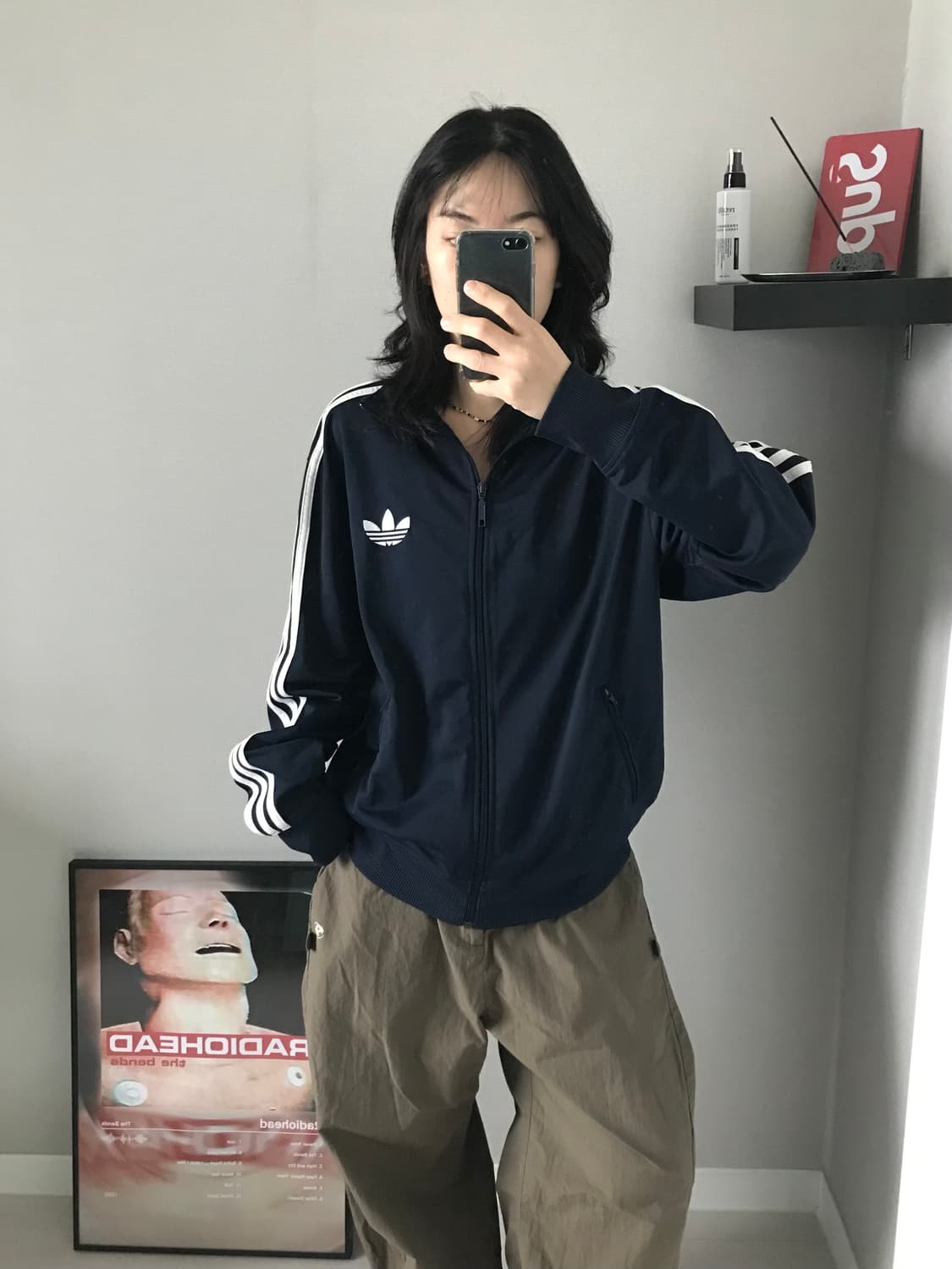 아디다스 파이어버드 네이비 트랙탑 져지 상품이미지4