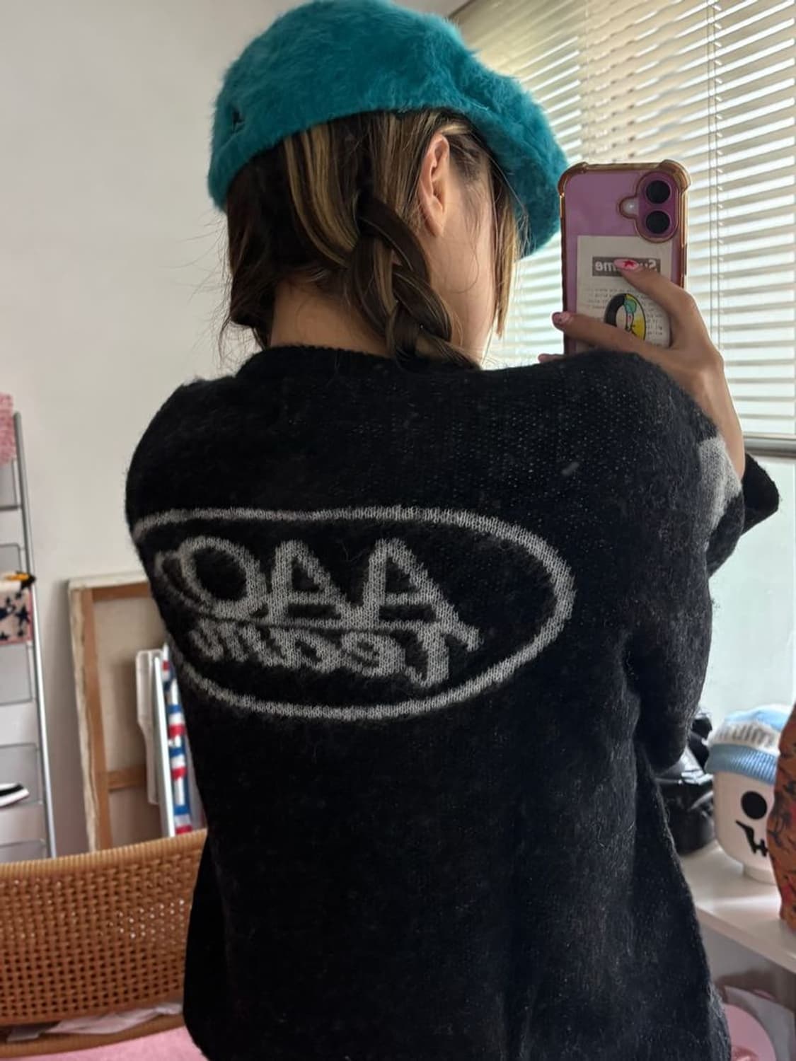 BONE MOHAIR KNIT 리얼본 모헤어 니트 AAV-2501 상품이미지5