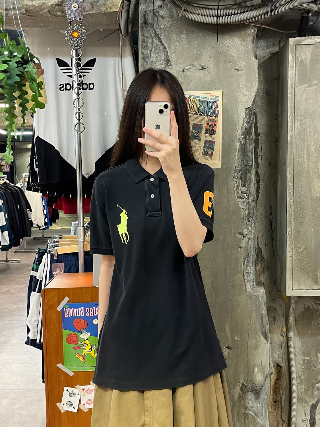 폴로 랄프로렌 반팔 카라티 블랙 L #csz434 상품이미지2