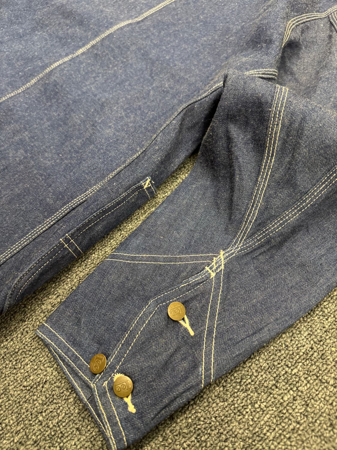 Lee 빈티지 91-j 데님 커버올 자켓 상품이미지6