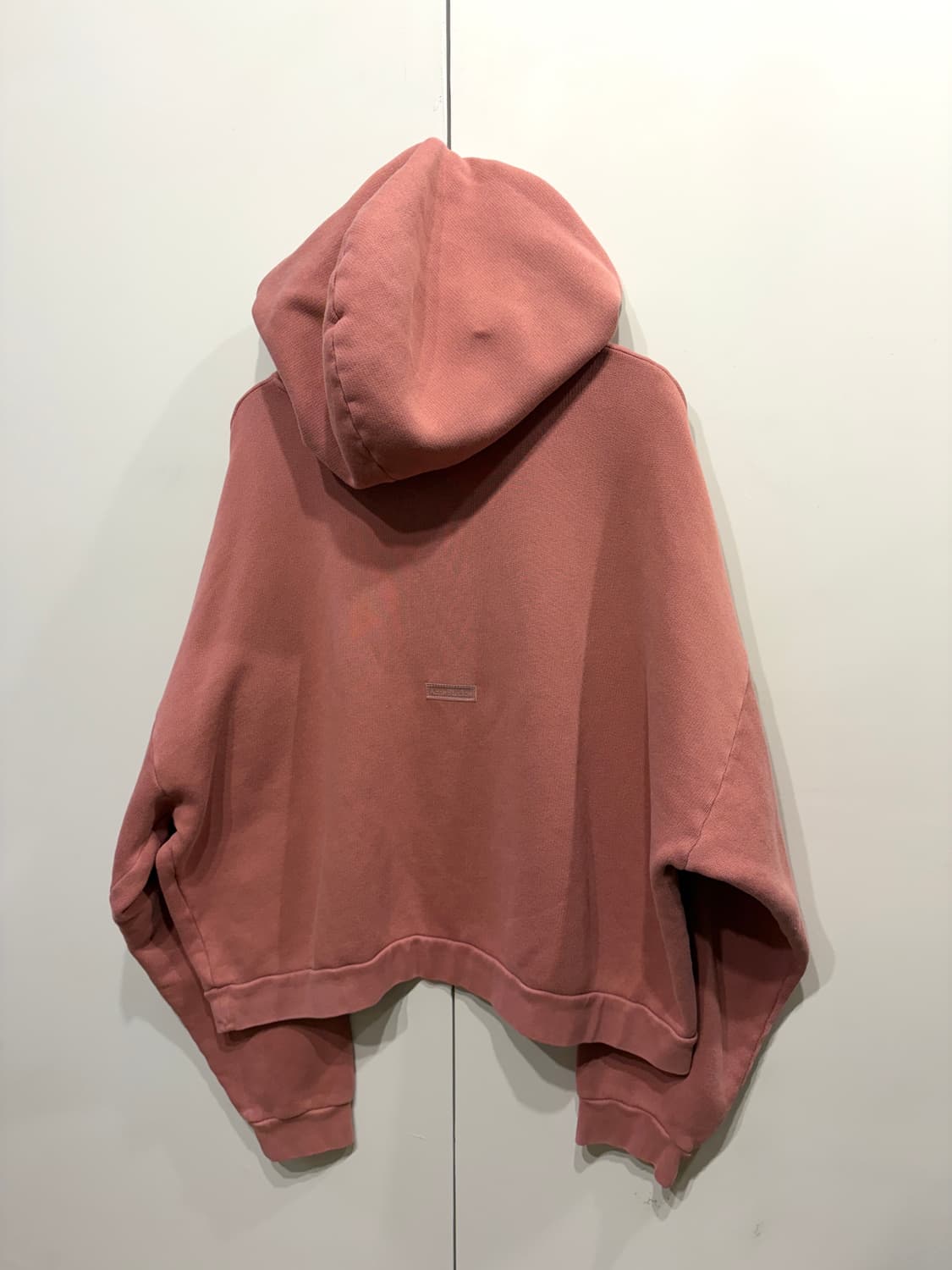 아크네 스튜디오 핑크 가먼트 후드 티셔츠 상품이미지1