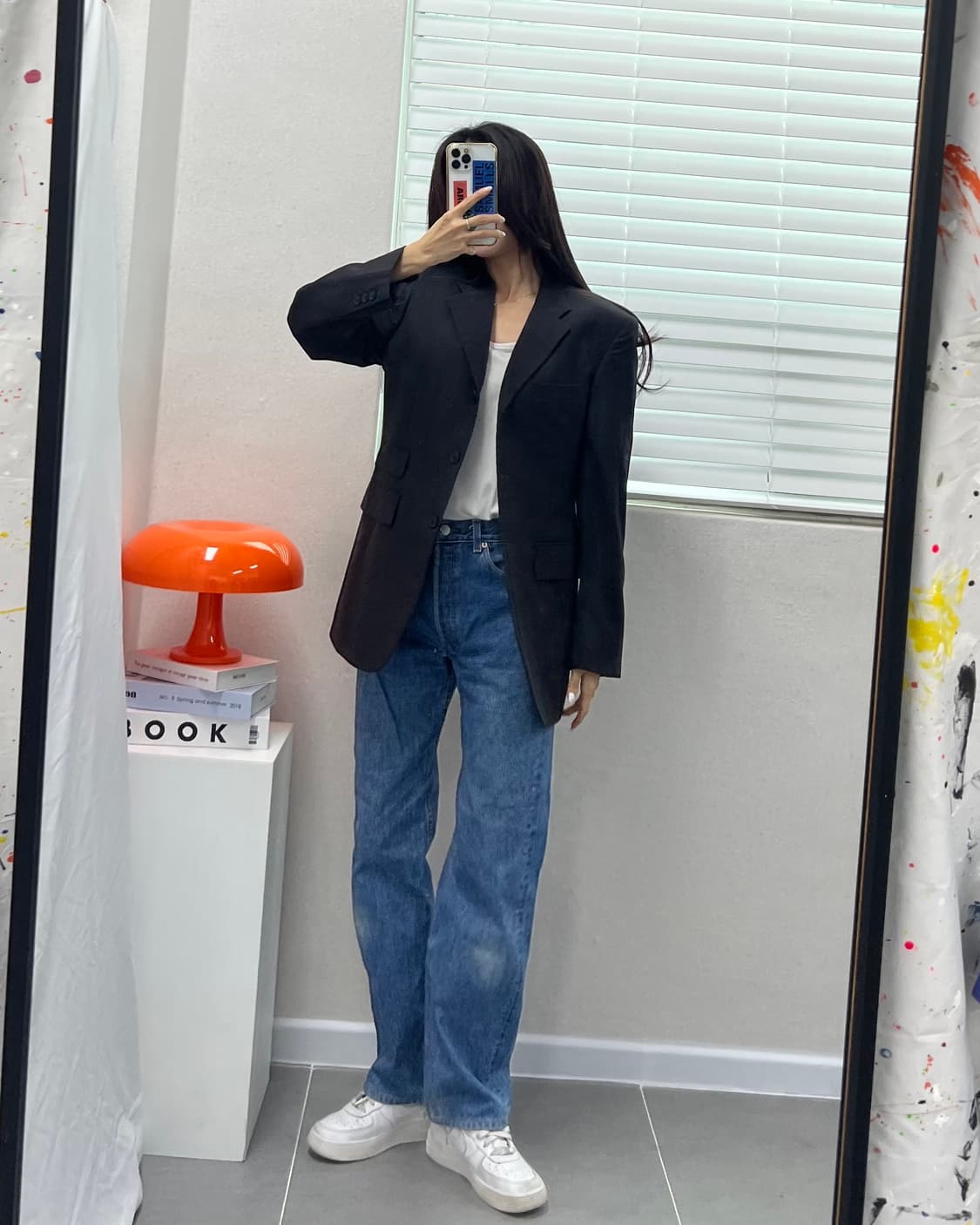 (S)MEN'S BIGI 울 블레이져-M1403 상품이미지7