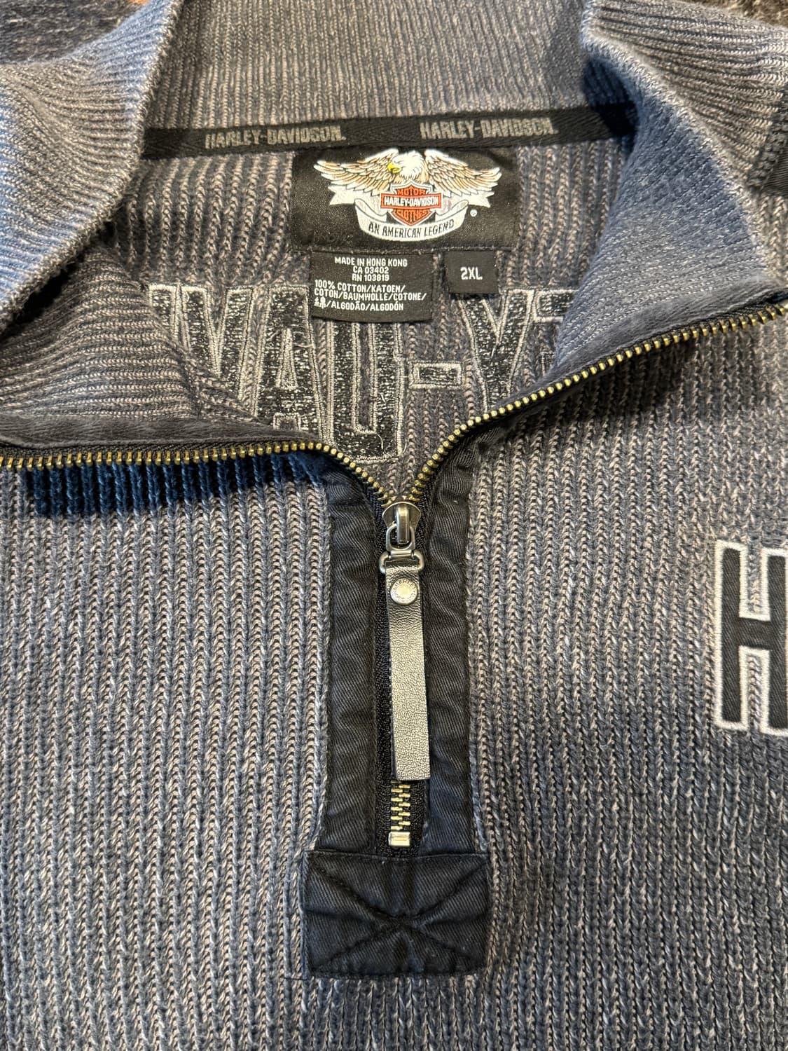 할리데이비슨 하프집업니트 상품이미지4