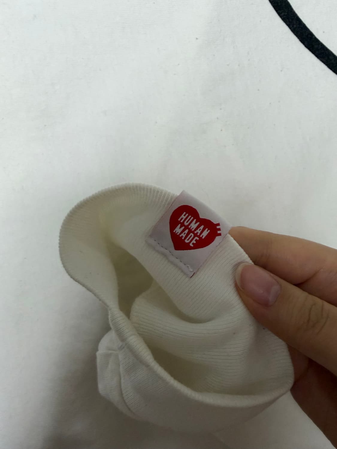 휴먼메이드 하트 롱슬리브 xl 화이트 상품이미지3