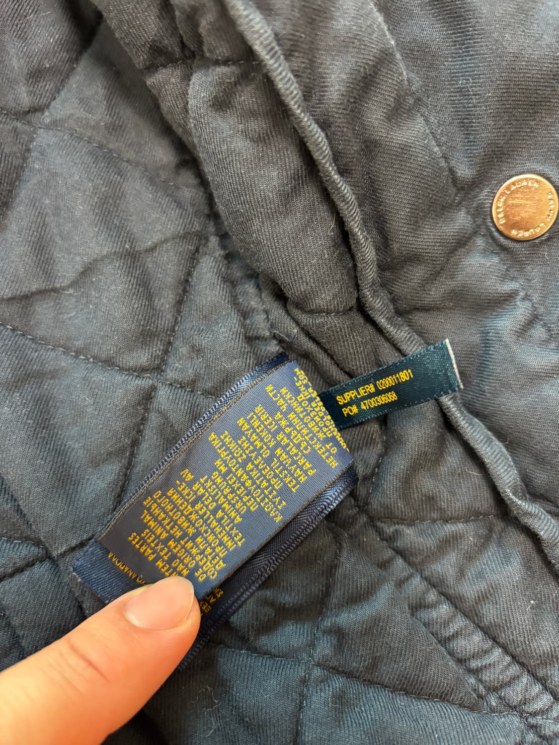 폴로 퀄팅 자켓 상품이미지4