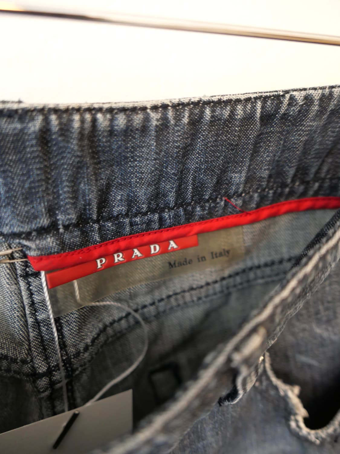 프라다 스포츠 데님 팬츠 상품이미지5