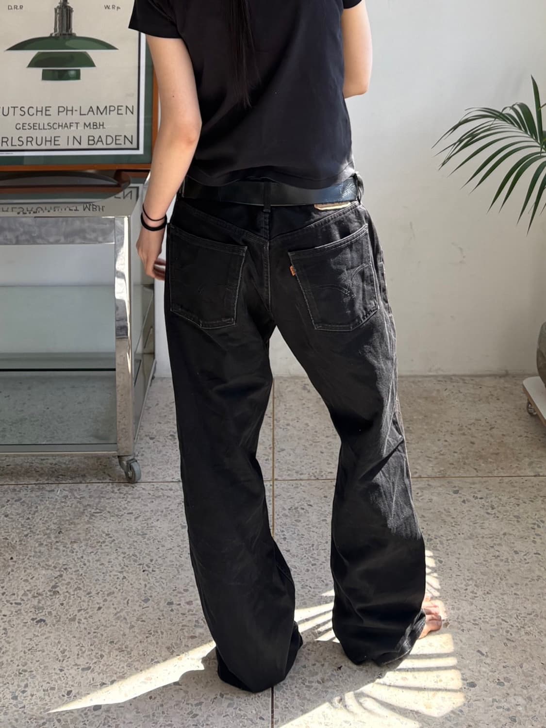 90‘s 리바이스 618 블랙 오렌지탭 상품이미지3