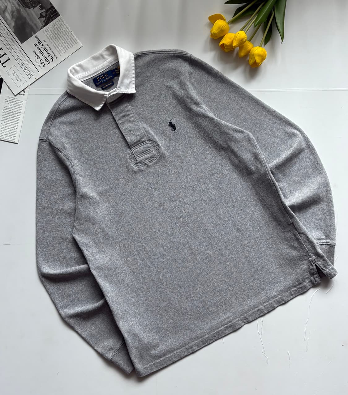 Polo 폴로랄프로렌 아이코닉 럭비 카라티  상품이미지1