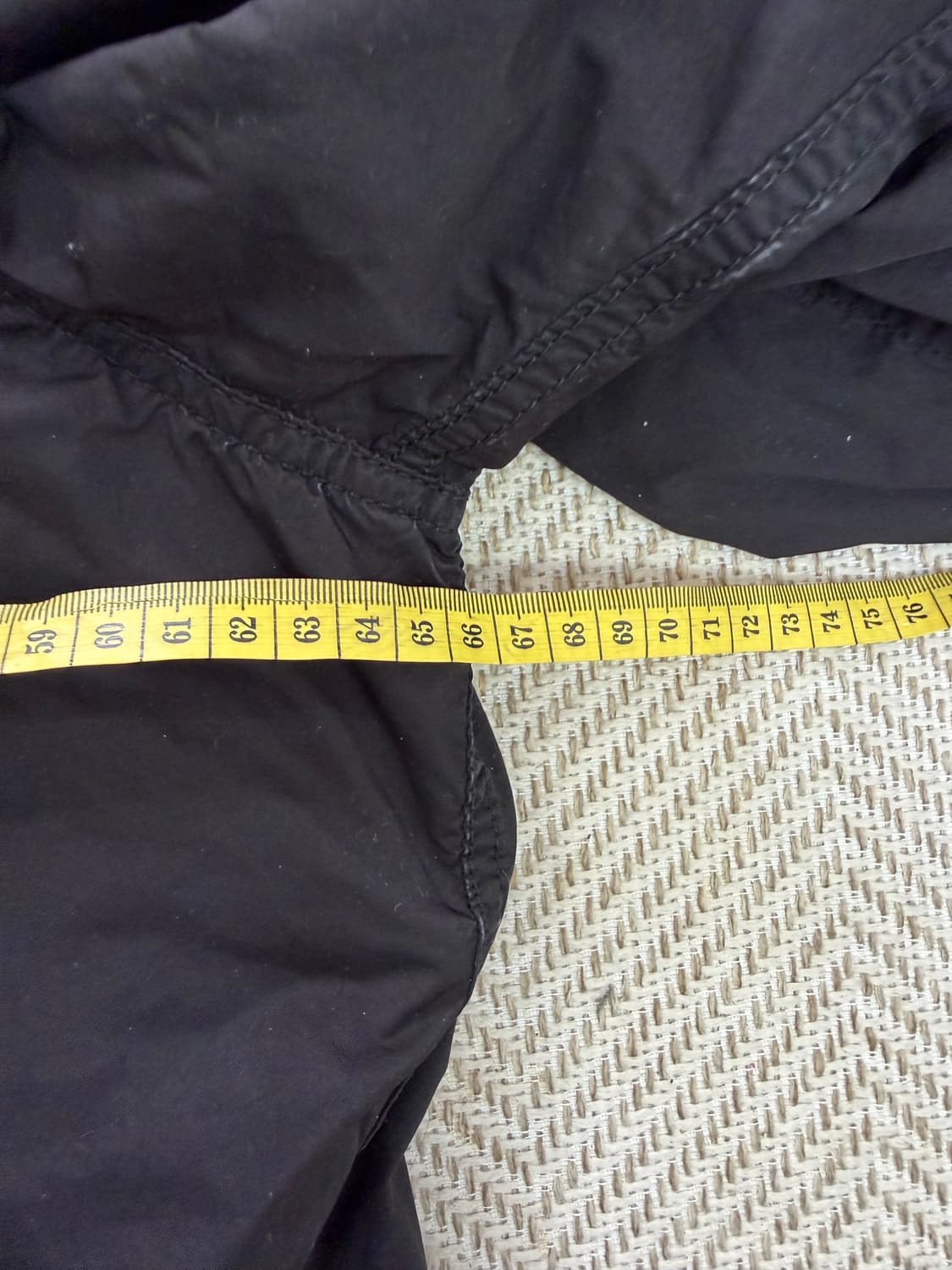 정품) 아스페시 남성 내피분리형 블랙 야상 점퍼 XL 상품이미지9