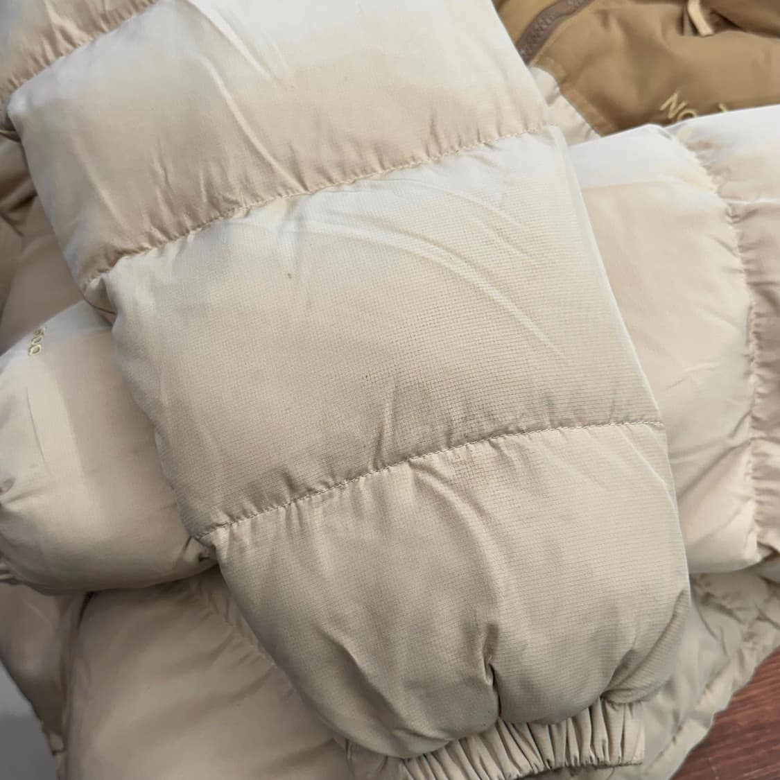 S 노스페이스 1996 눕시 600 브라운 다운 패딩 상품이미지8