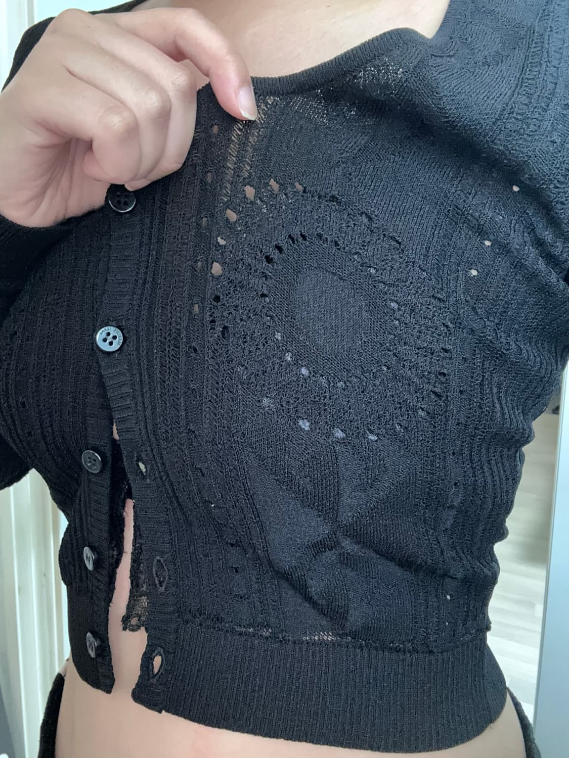 마린세르 크롭 가디건 상품이미지9