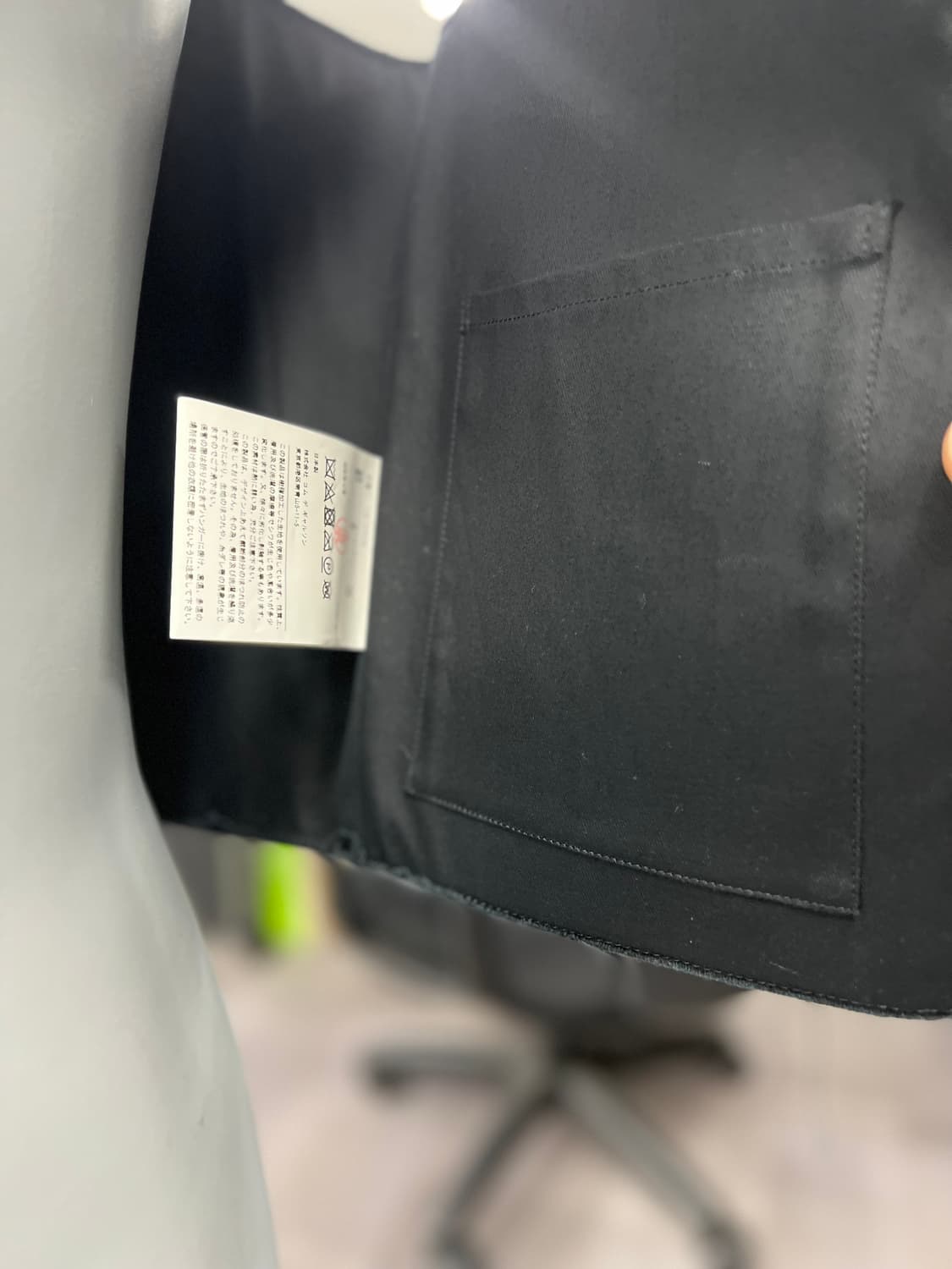 꼼데가르송 레더 베스트 상품이미지6