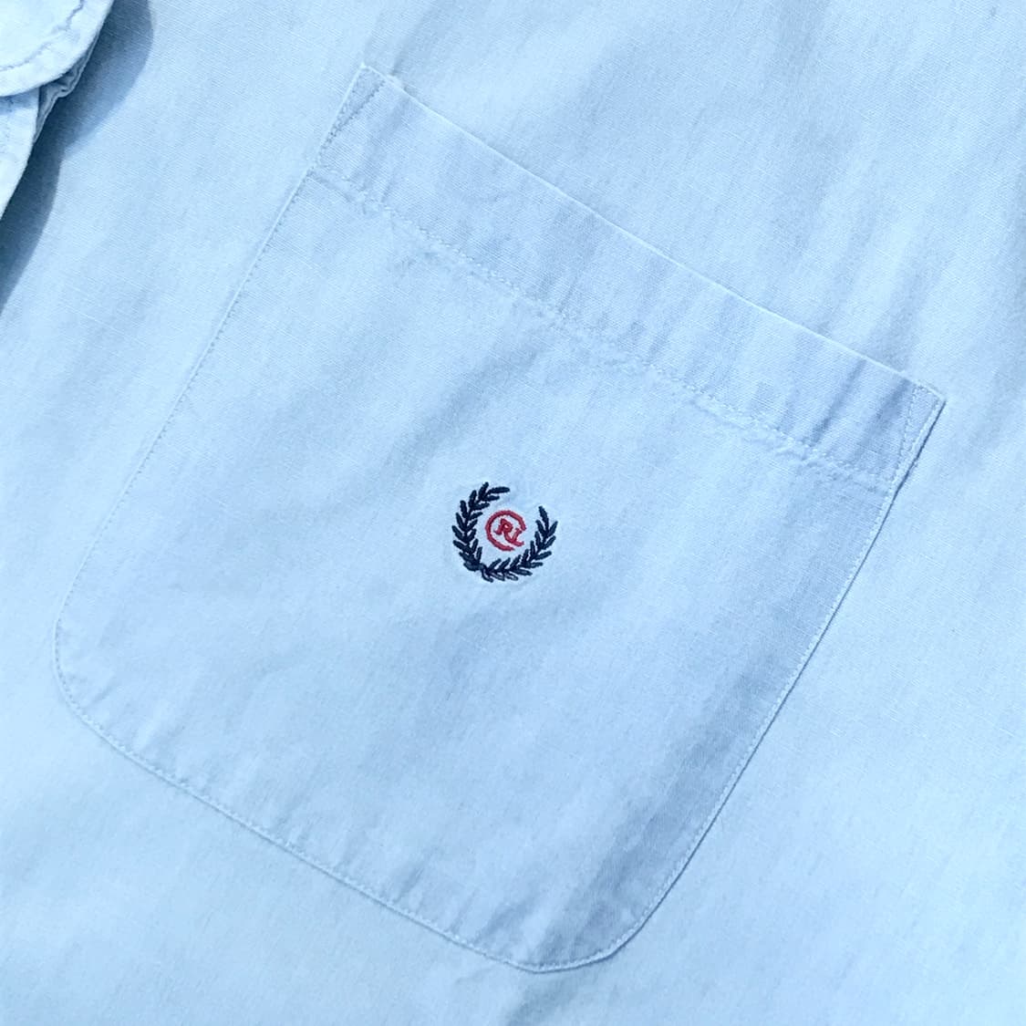 90s 폴로 챕스 원포켓 라이트 연청 데님 셔츠 남성 115 120 상품이미지3