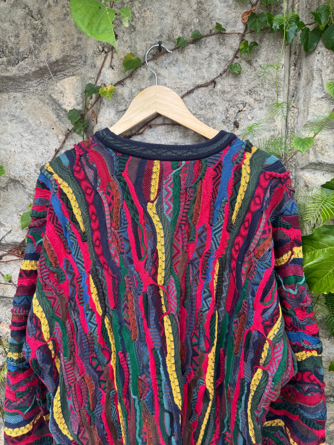 Coogi 쿠기 빈티지 케이블 핸드 니트 L 상품이미지6