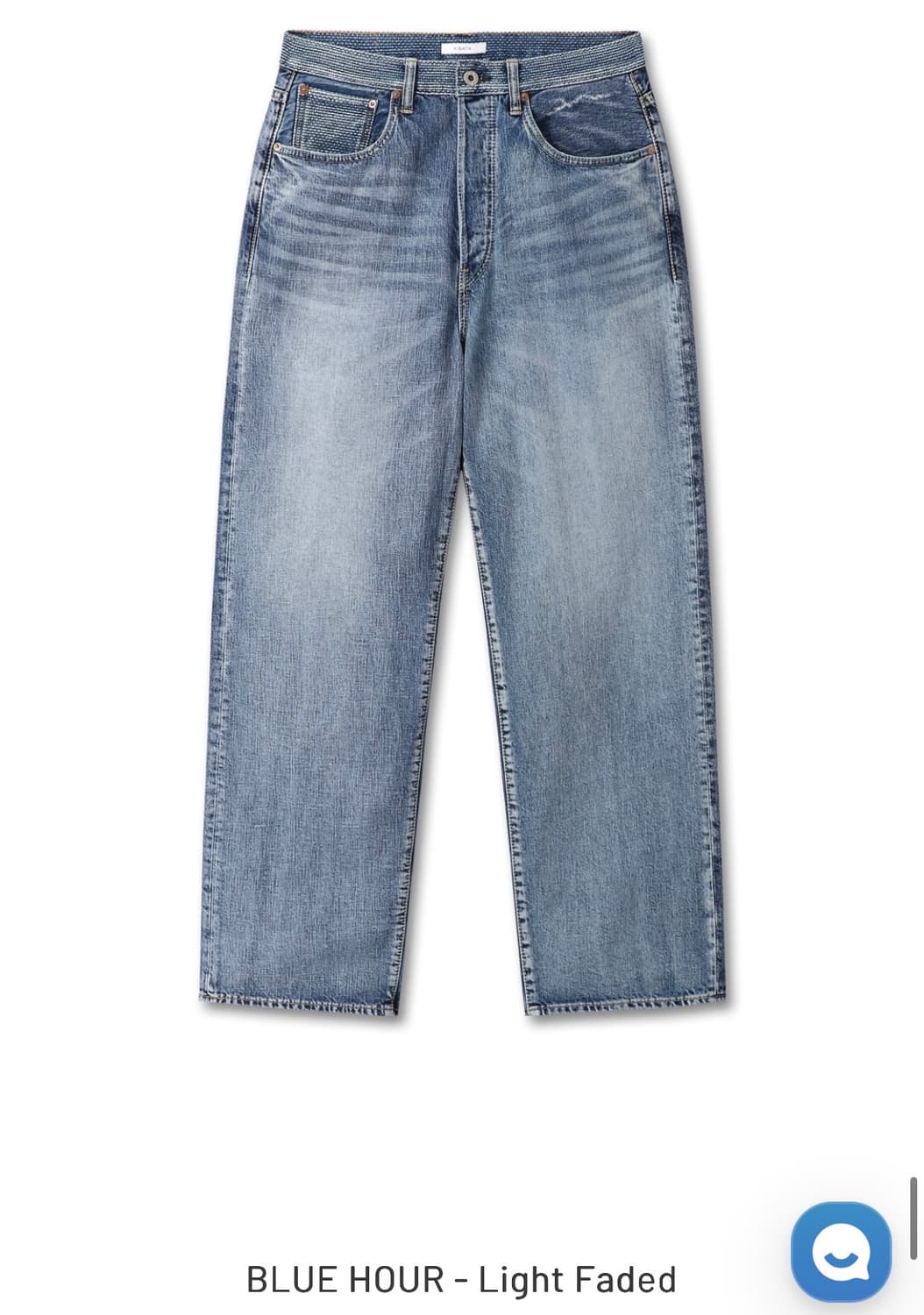 키바타 블루아워 러스티, 라이트 페이디드 3사이즈 구합니다. 상품이미지1