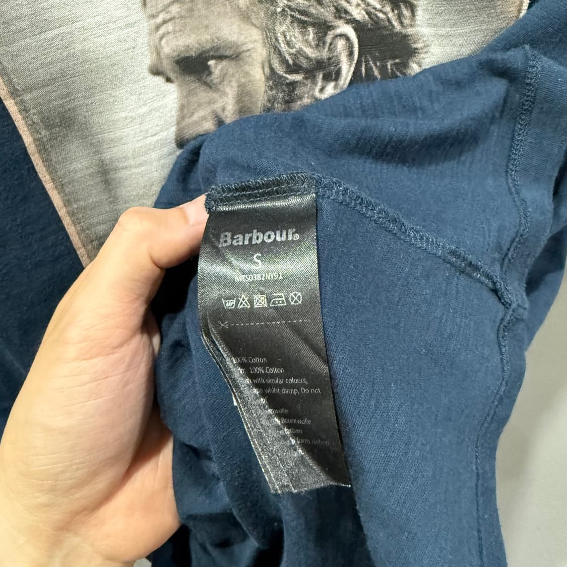 S 바버 BARBOUR 스티브 맥퀸 콜렉션 반팔 티셔츠 상품이미지5
