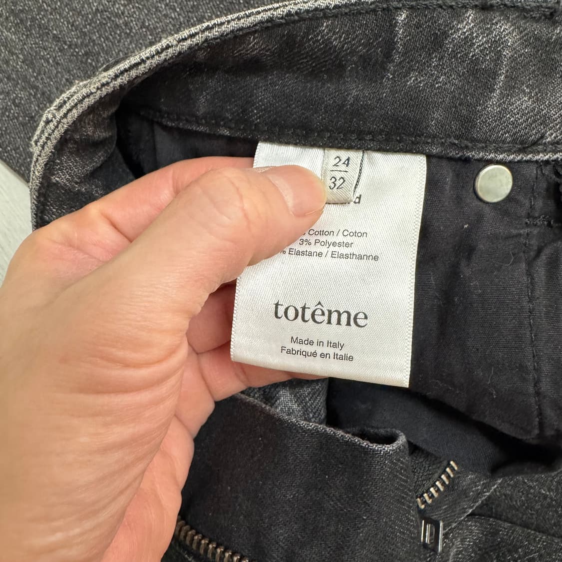 Toteme 스탠다드 데님 흑청 상품이미지2