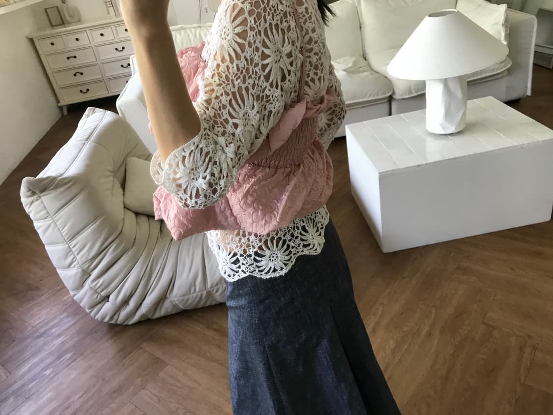 vintage pink balloon sleeveless 상품이미지4