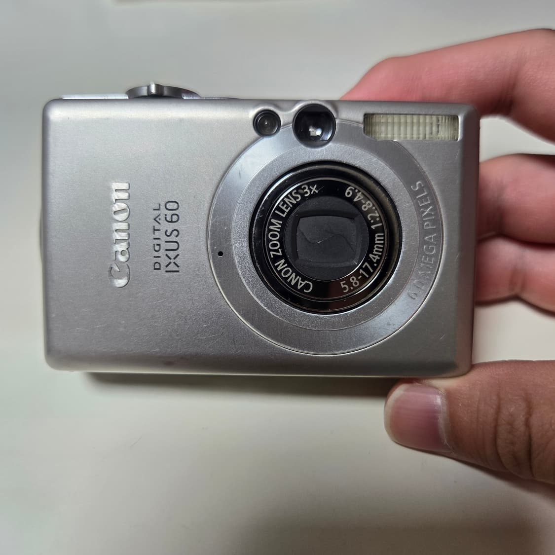 캐논 디지털 익서스 60 은색 카메라 상품이미지1
