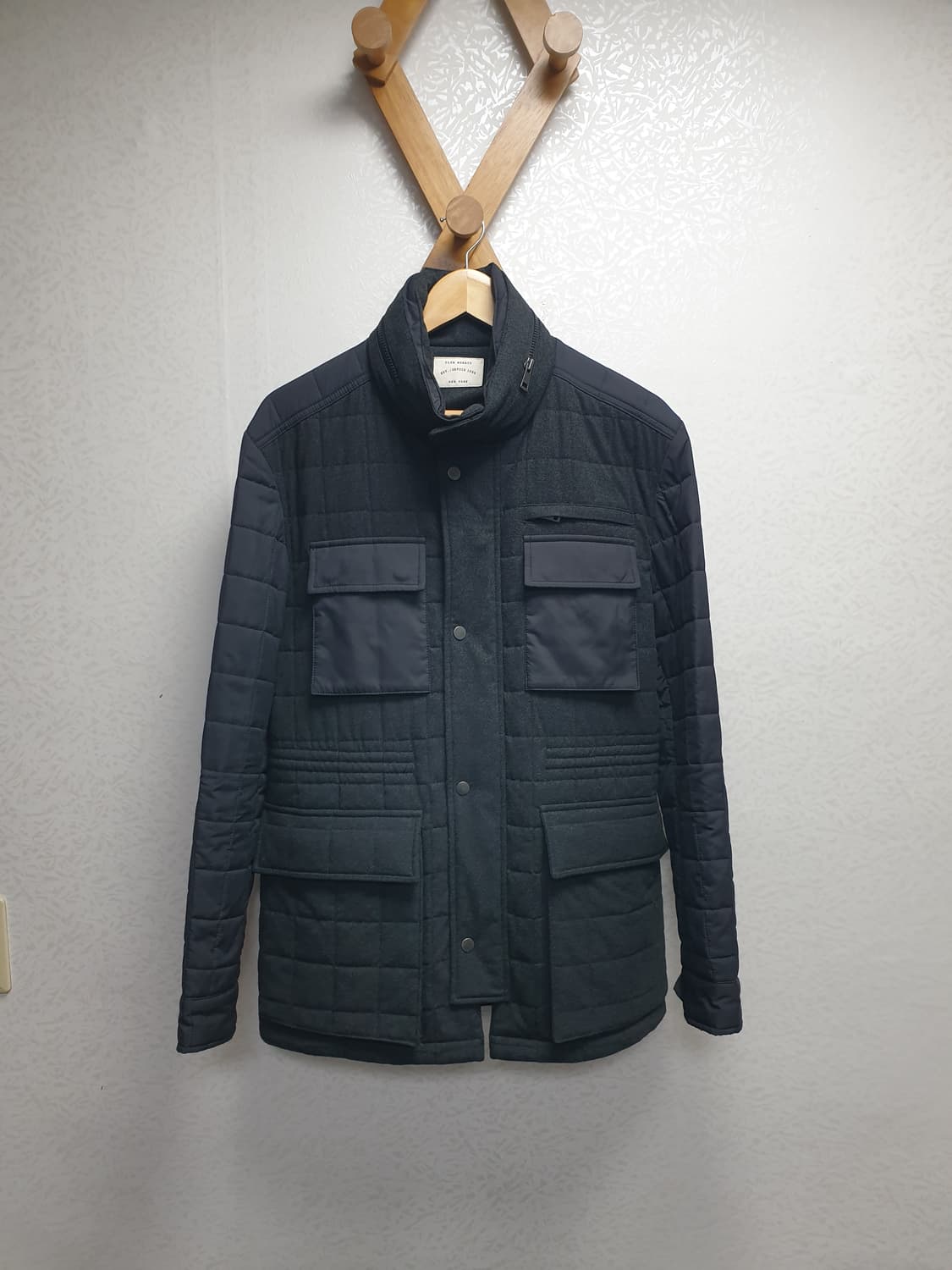 [남100] 클럽모나코 울퀼팅 경량패딩자켓 상품이미지1