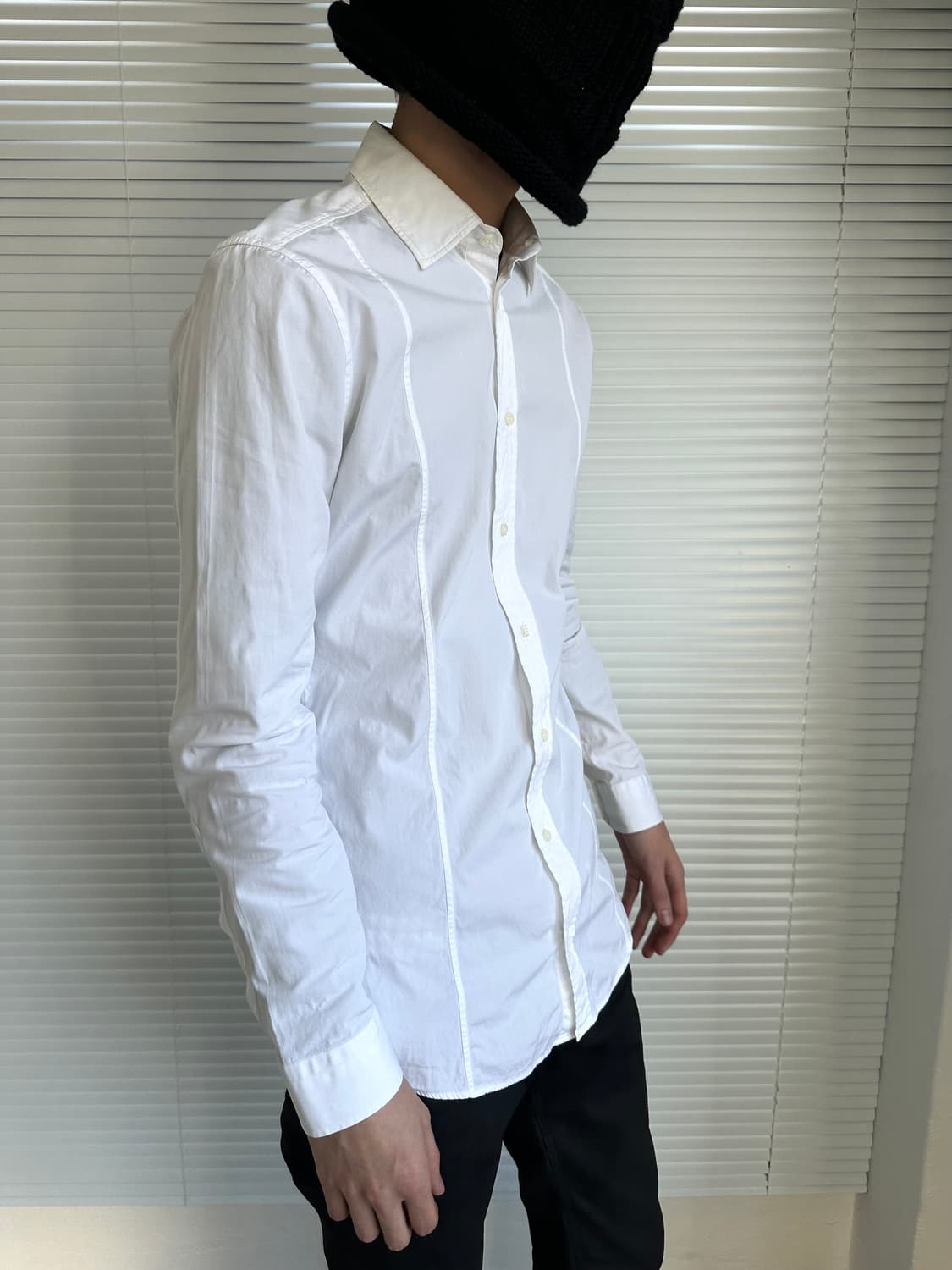 구찌 2012 슬림핏 화이트 드레스 셔츠 상품이미지2