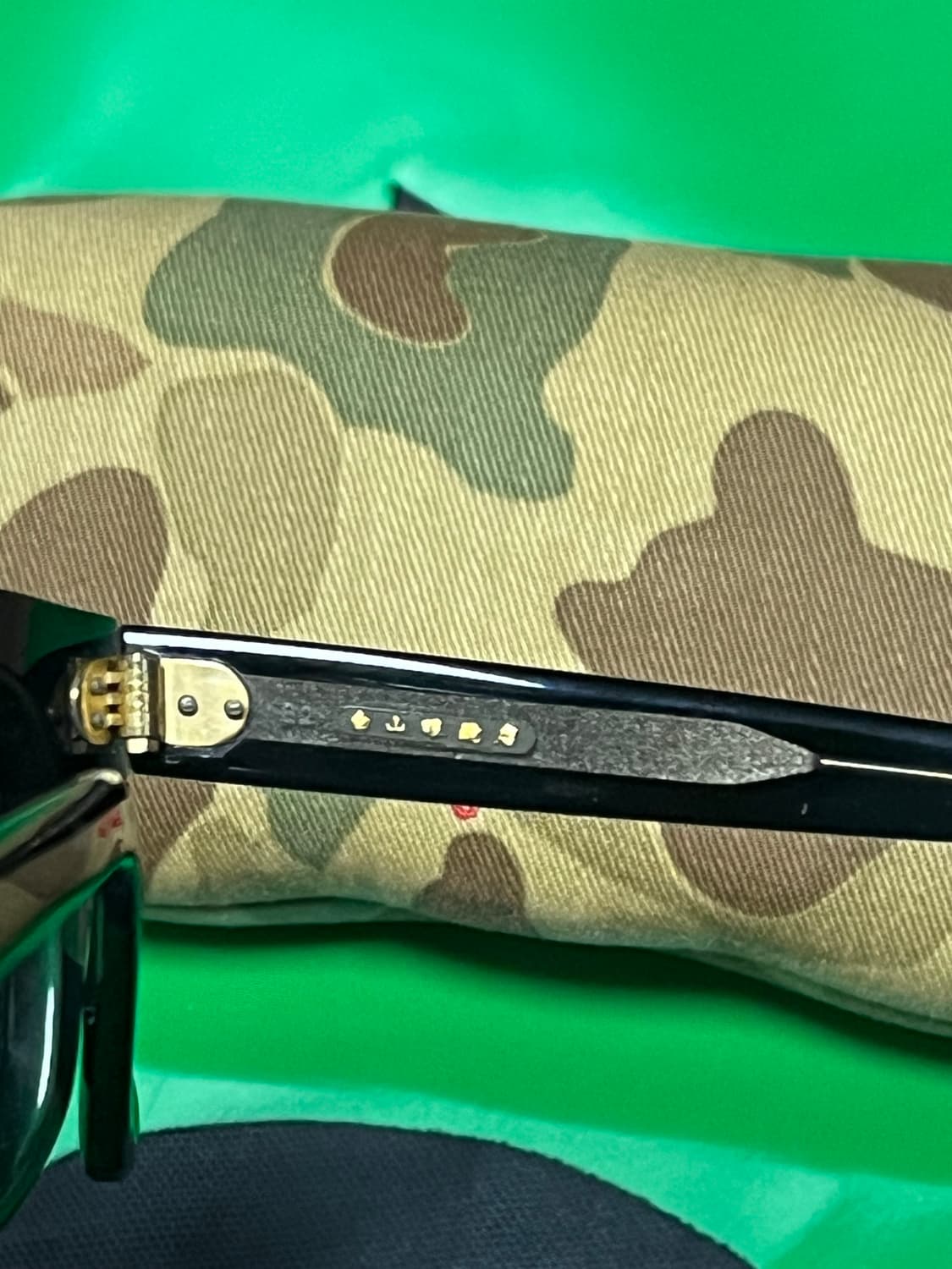 하쿠산 블랙 뿔테 상품이미지2