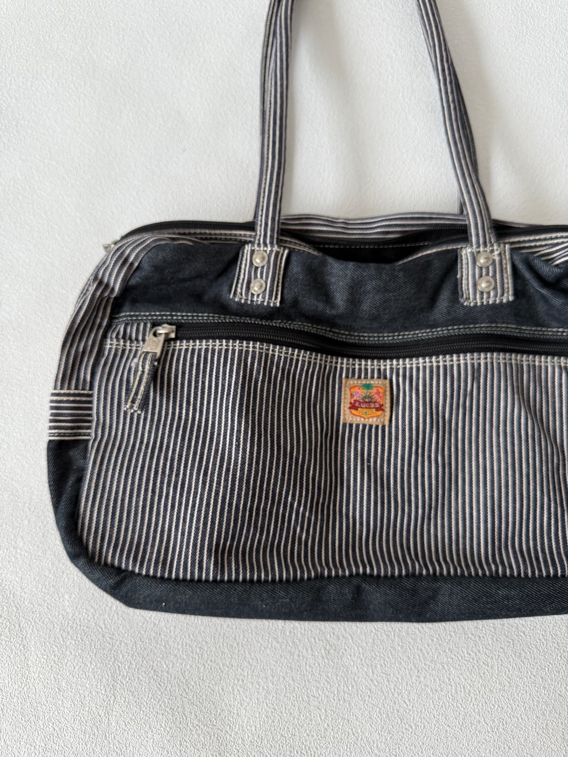 LUCAS 히코리 데님 숄더백 상품이미지3