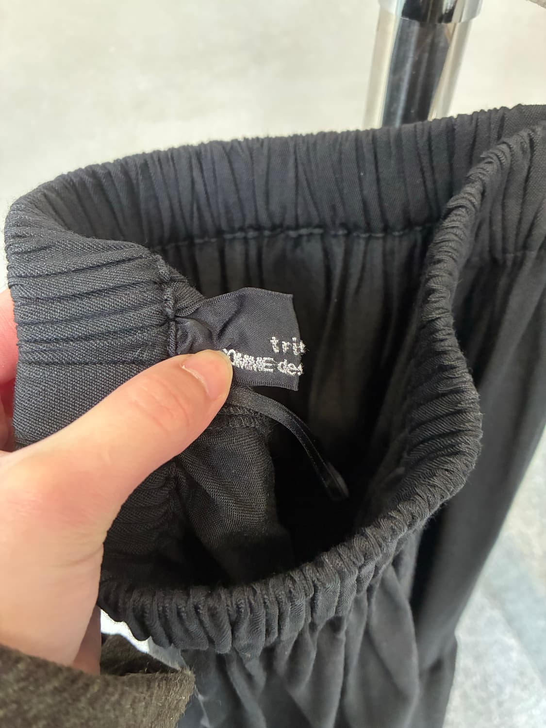 꼼데가르송 트리콧 스커트 상품이미지5