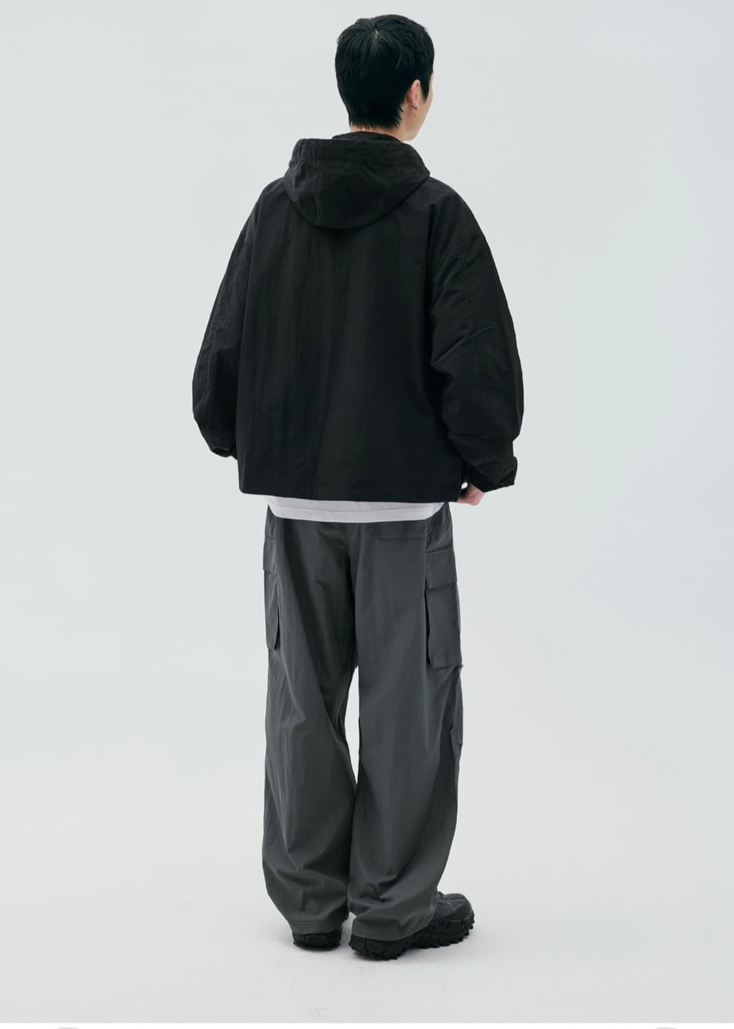 코드그라피 쿨 나일론 카고팬츠 블랙 L 상품이미지5
