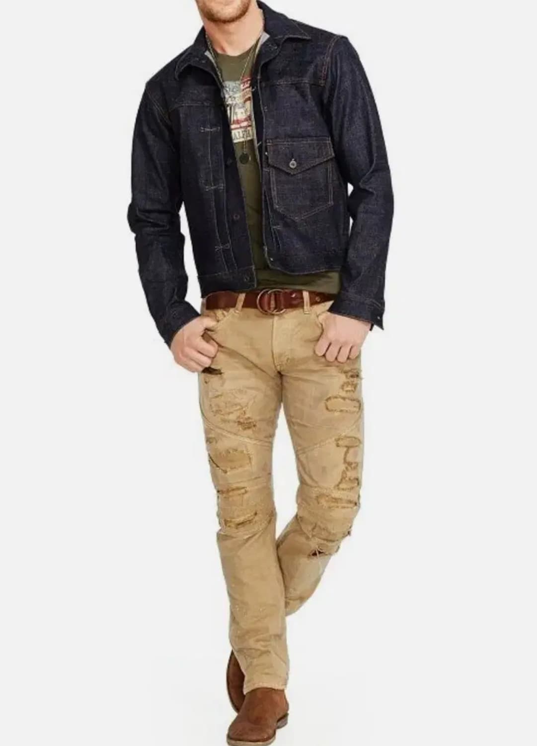 폴로 데님앤서플라이 WSP 셀비지 데님 자켓 Type 1 더블알엘 상품이미지2