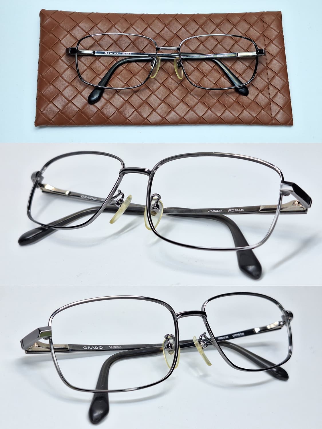 00s 일본 빈티지/GRADO GR-7026K 웰링턴 티타늄 안경테  상품이미지3