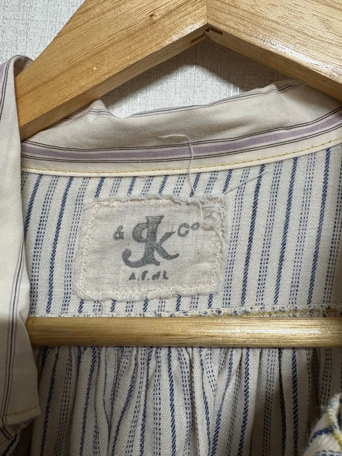 [Kapital] 캐피탈 트윌 스트라이프 집시 블라우스 셔츠 [FREE] 상품이미지5