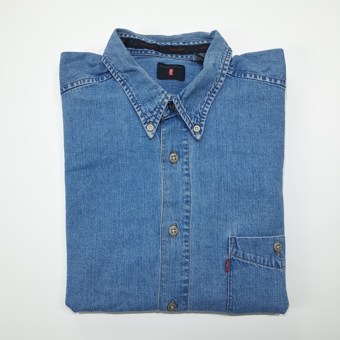 CL530 XL 리바이스 90s 레드탭 60521 데님 셔츠 남방 상품이미지9