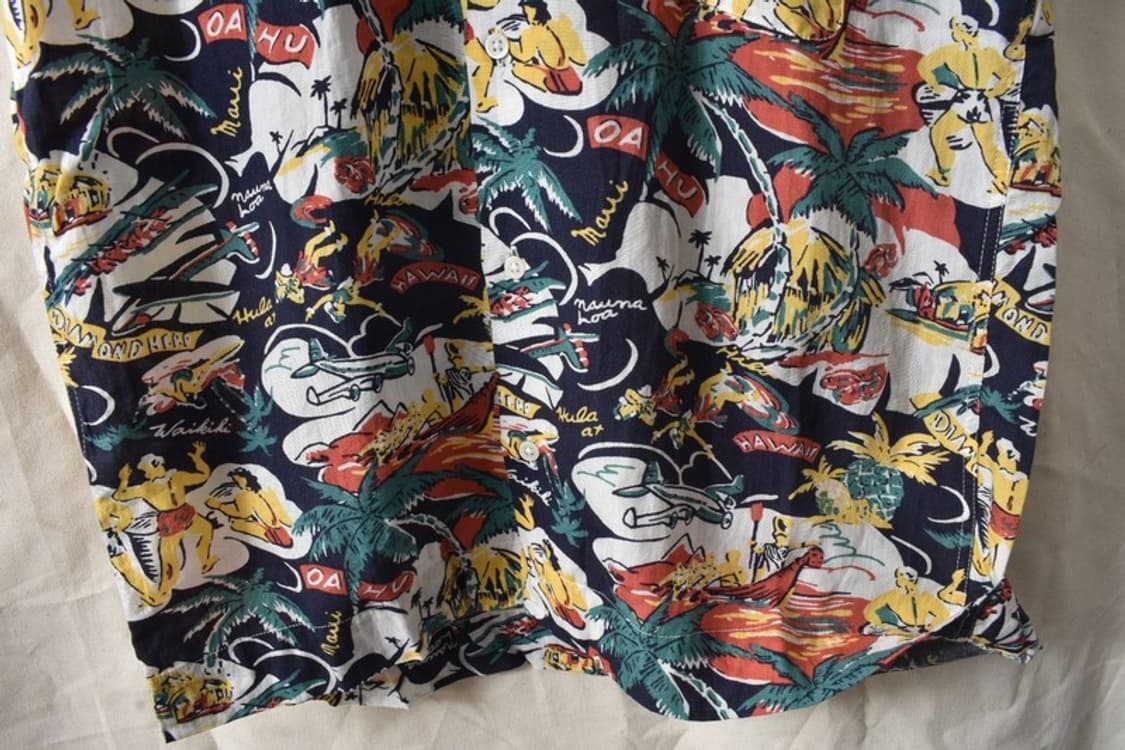 산드로 하와이안 셔츠 S M0373 상품이미지4