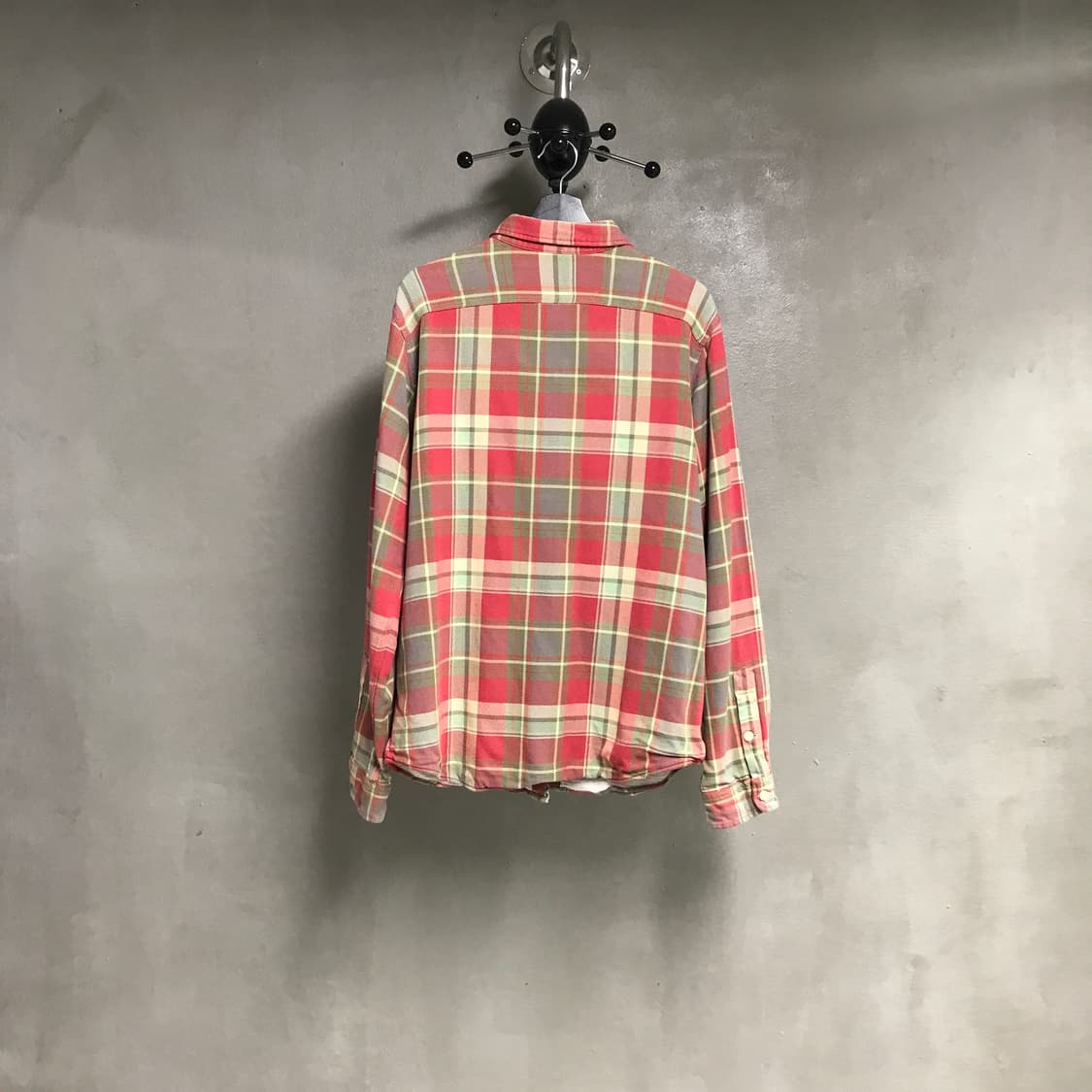 폴로 랄프로렌 누빔 체크 셔츠 L 상품이미지5