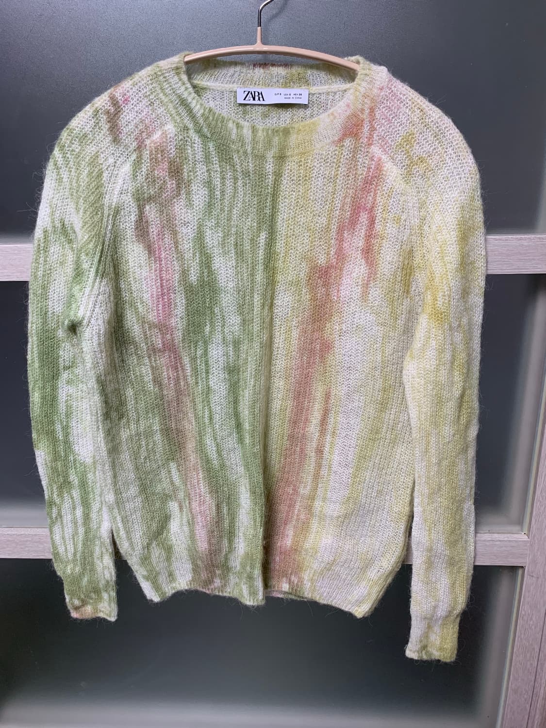 자라 울 타이다이 니트 S 상품이미지6