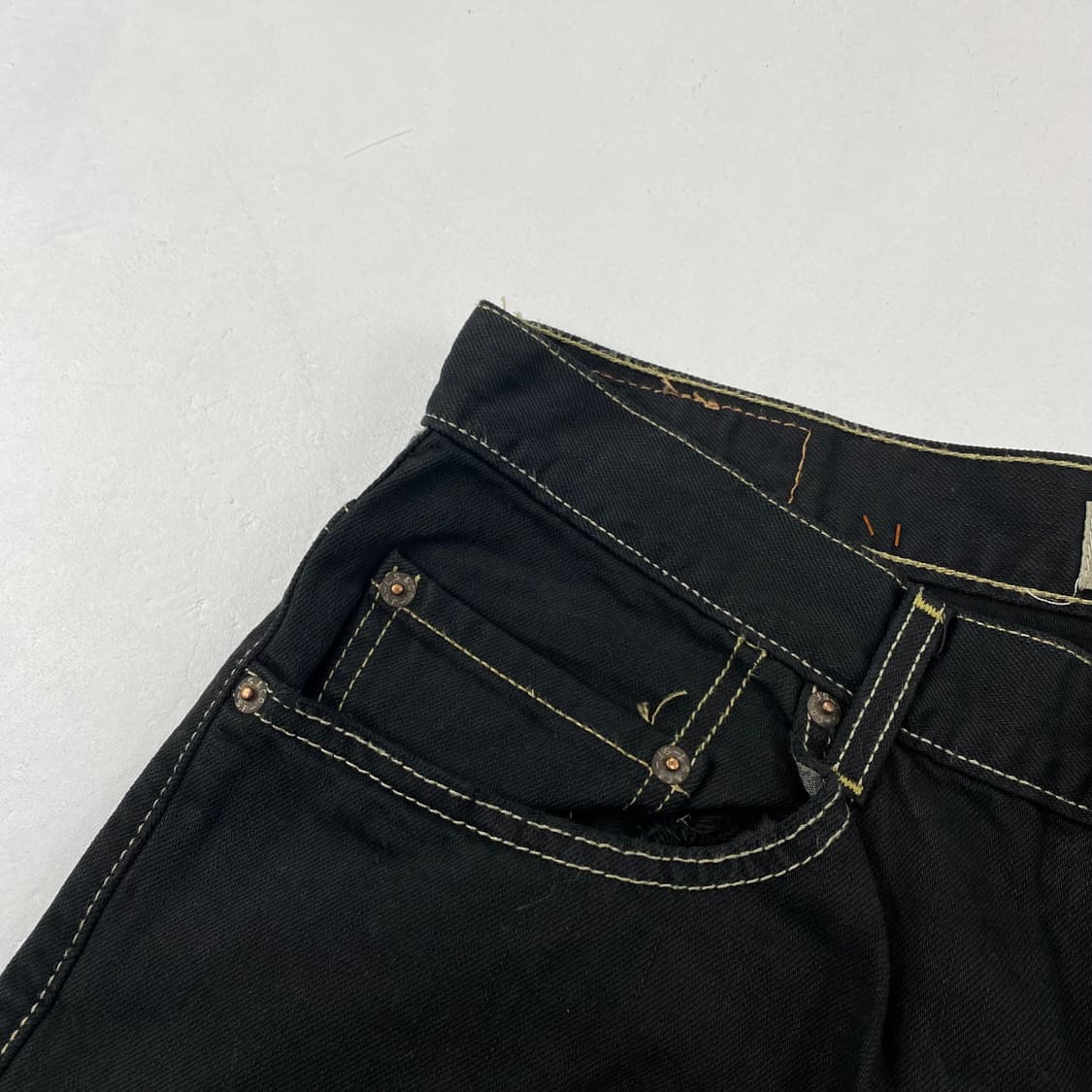 리바이스 569 루즈 스트레이트 블랙 데님 진 (34) 상품이미지3